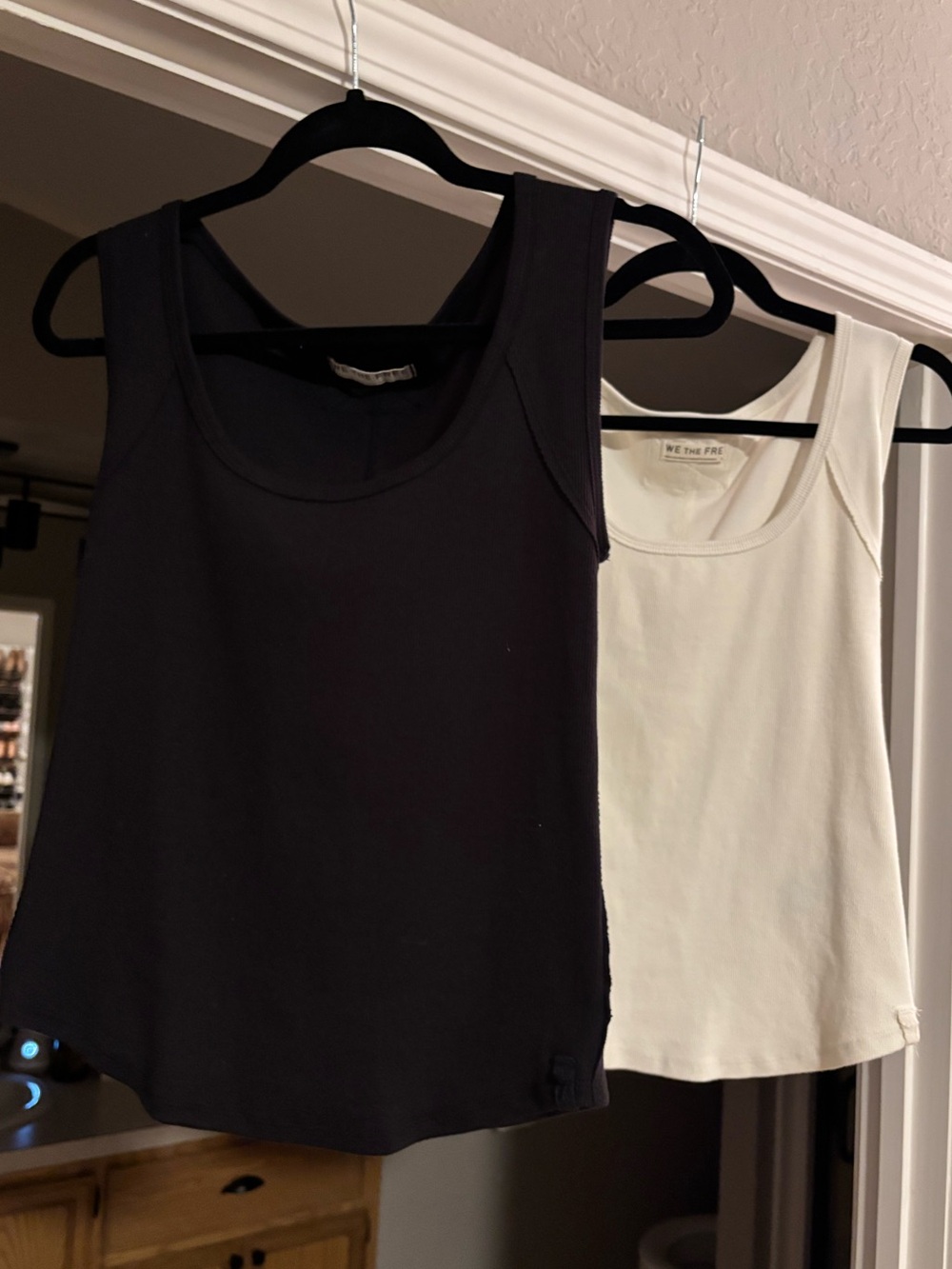 We The Free Tank Top in Black and Cream